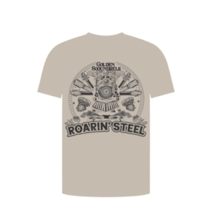 ROARIN' STEEL T-SHIRT - TAN